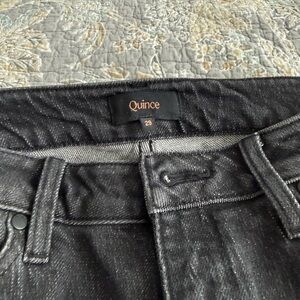 Quince Charcoal Denim Pants